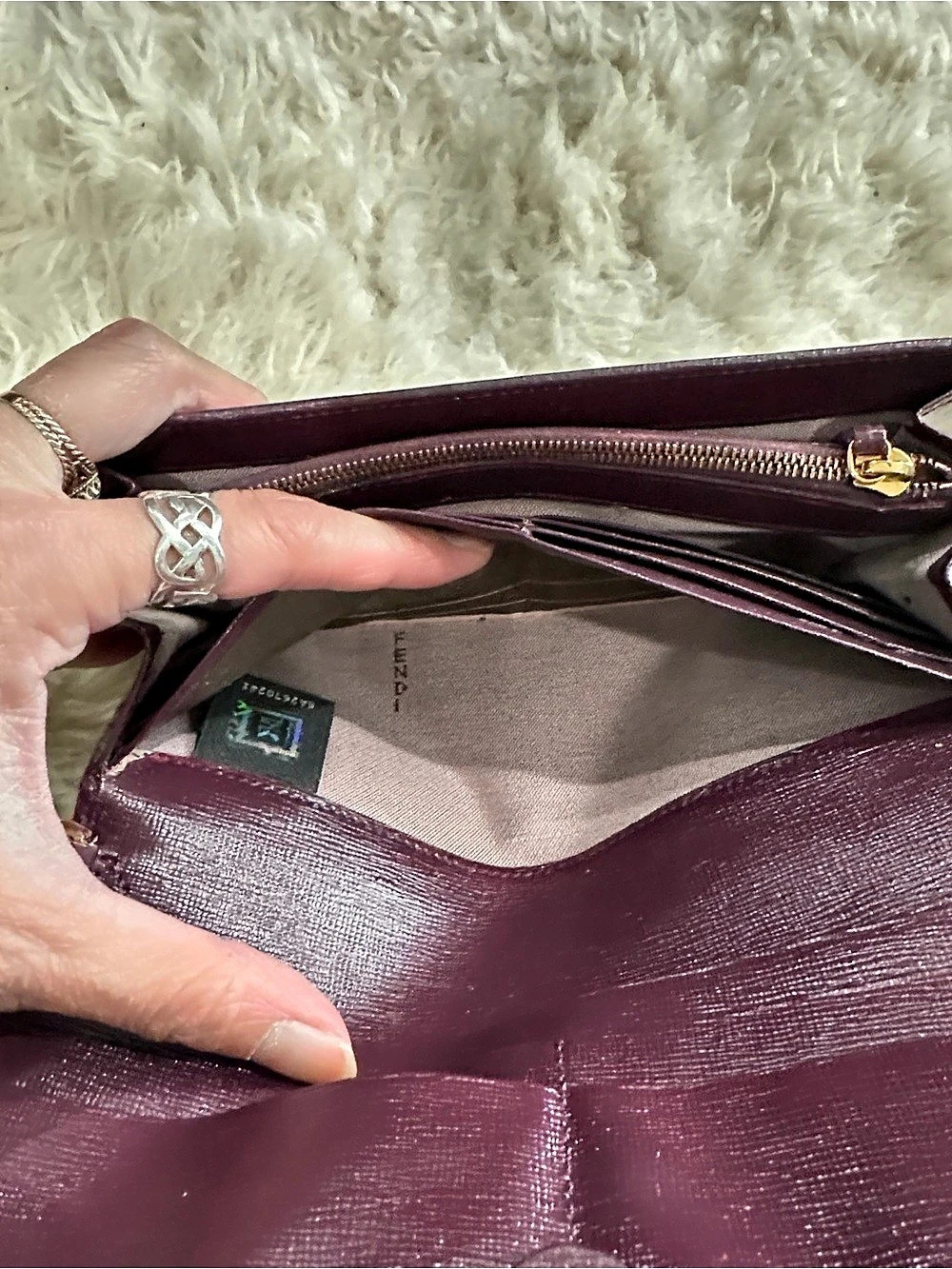 Fendi Wallet on Chain in Purple - Picture 4 of 7